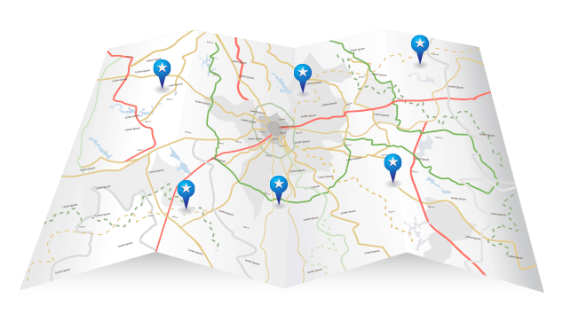 Cool Car Air Conditioning Coverage Map